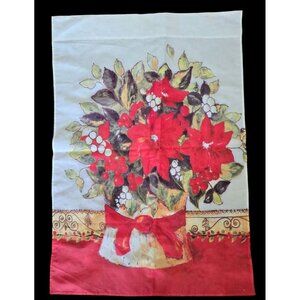 Double-Sided Evergreen Enterprises Garden Flag With Festive Floral Design
